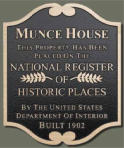Traditional bronze plaque